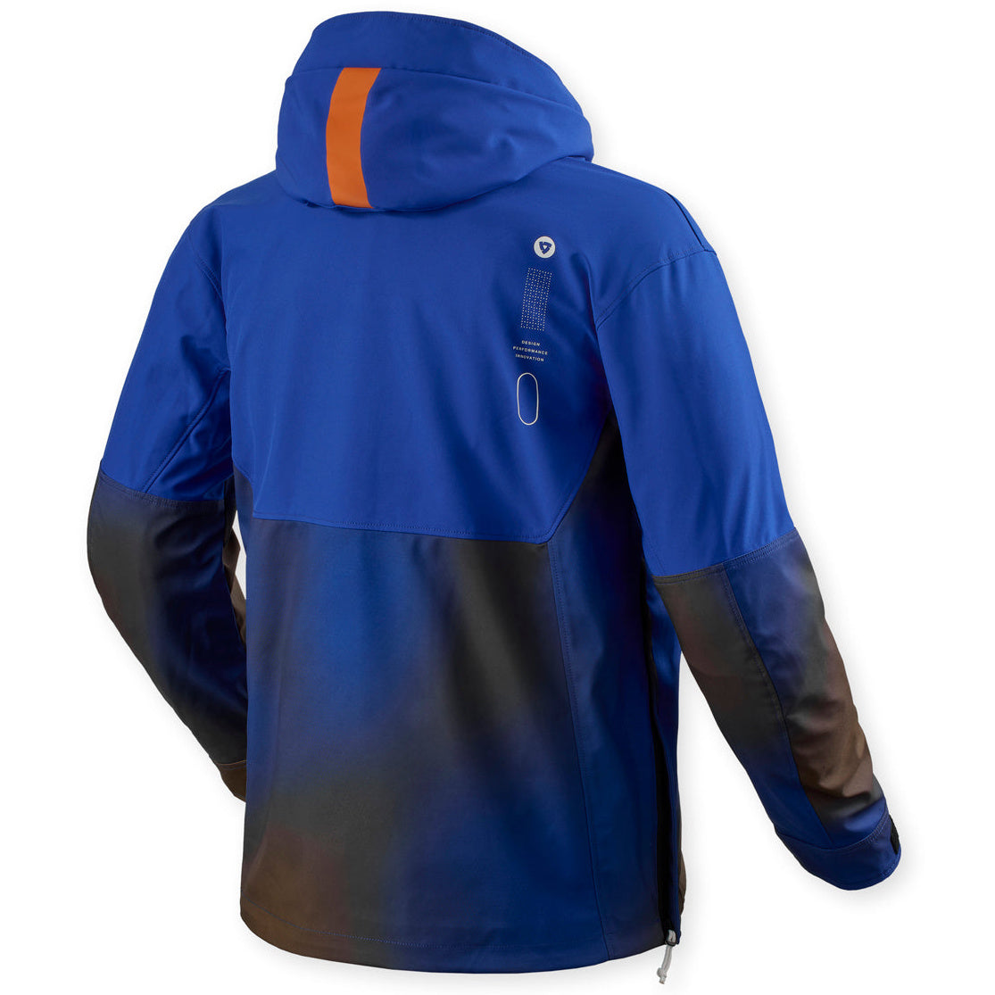 Revit Smock Photon Rain Over Jacket Camo Blue, rear view