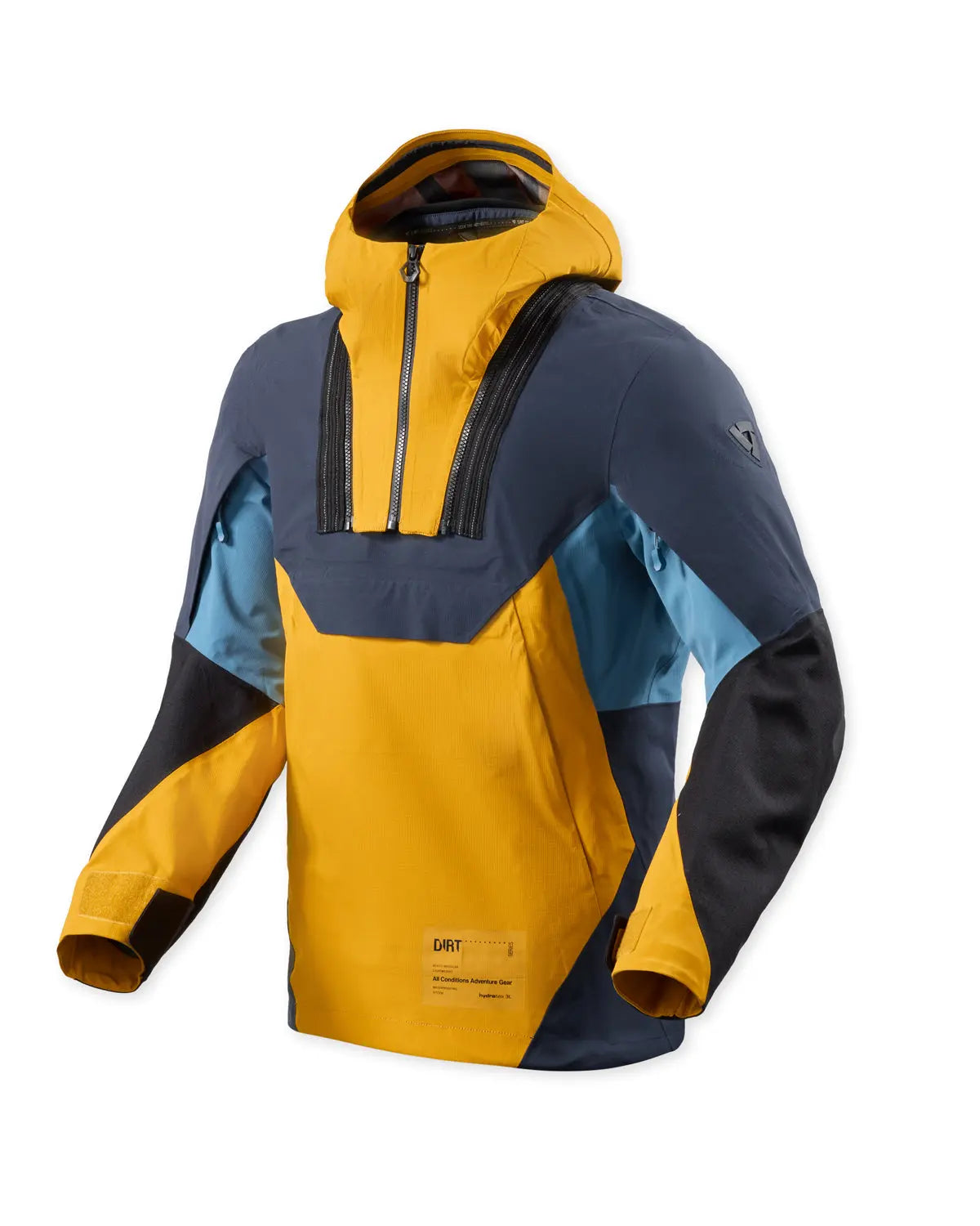 Revit Smock Blackwater 3 H2O Textile Jacket Ocher Yellow / Blue FREE UK Delivery, FREE 365 Day Returns | Moto Central