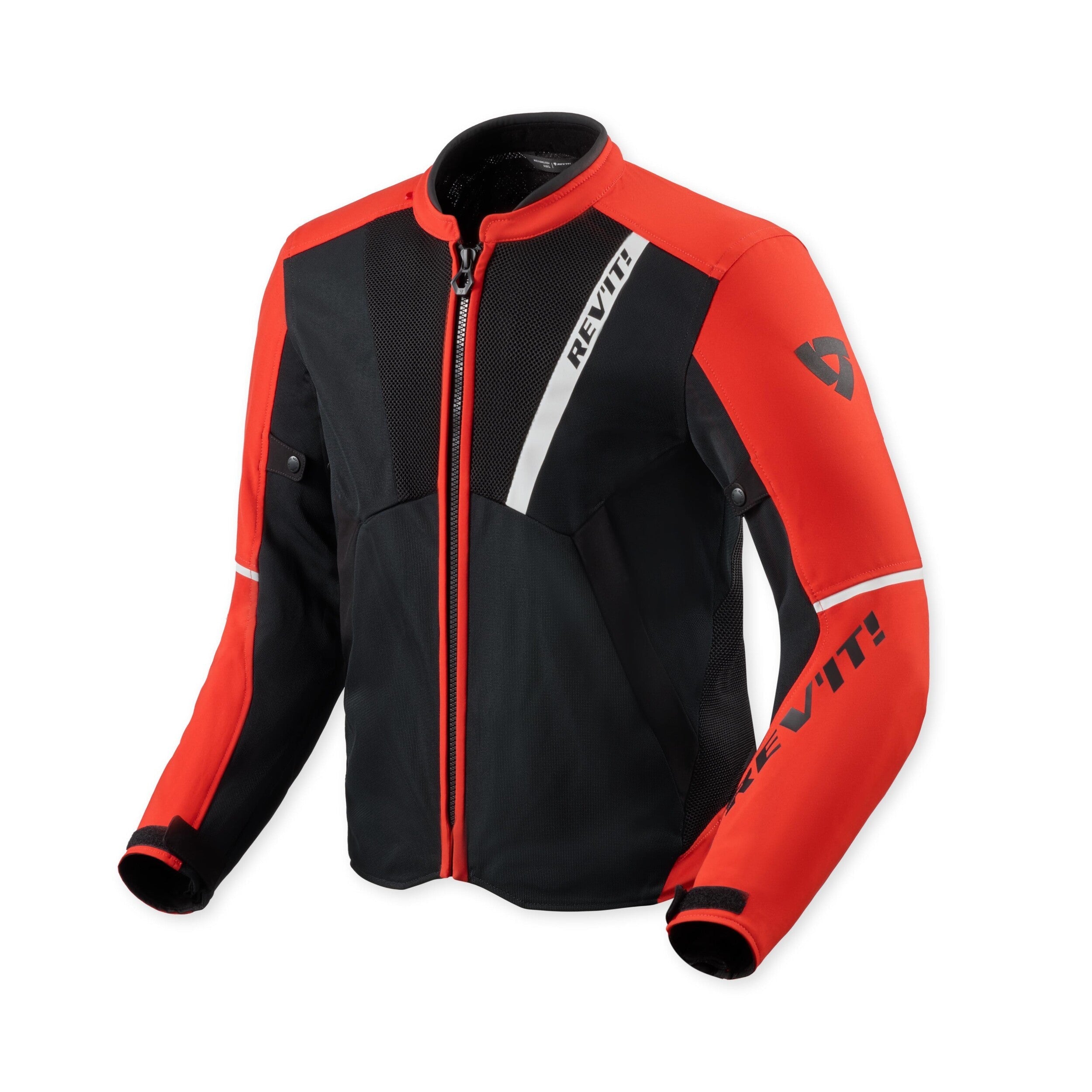 Revit GT-R 4 Air Textile Jacket Red / Black front view