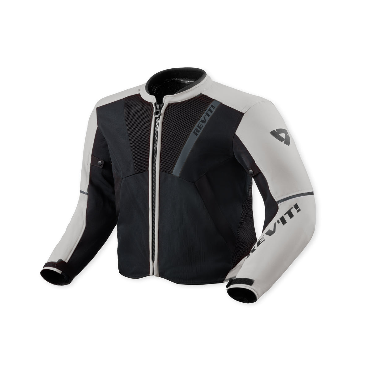 Revit GT-R 4 Air Textile Jacket Silver / Black FREE UK Delivery, FREE 365 Day Returns | Moto Central