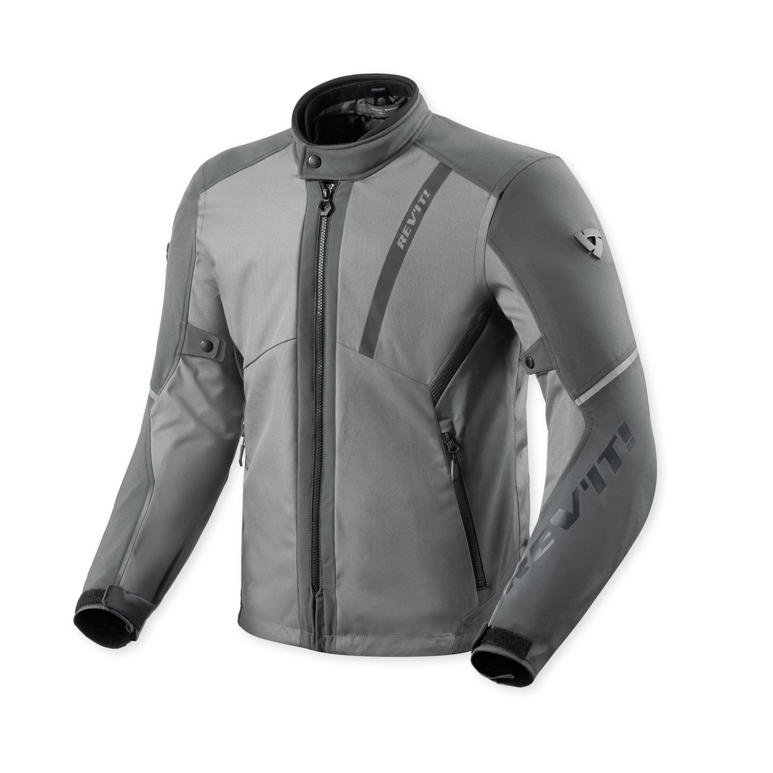 Revit Venator H2O Textile Jacket Light Grey / Grey front view