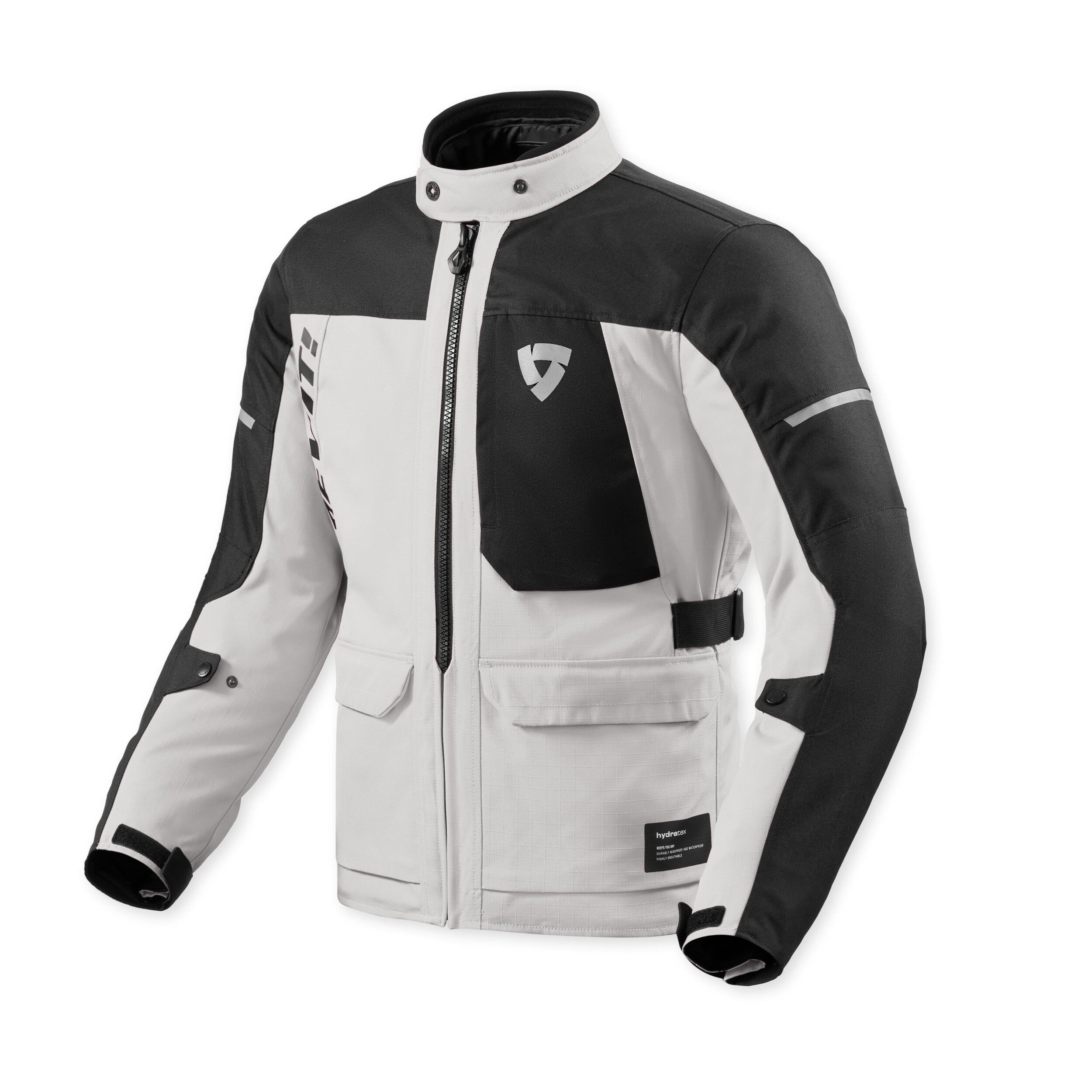Revit Convergent H2O Textile Jacket Silver / Black front view