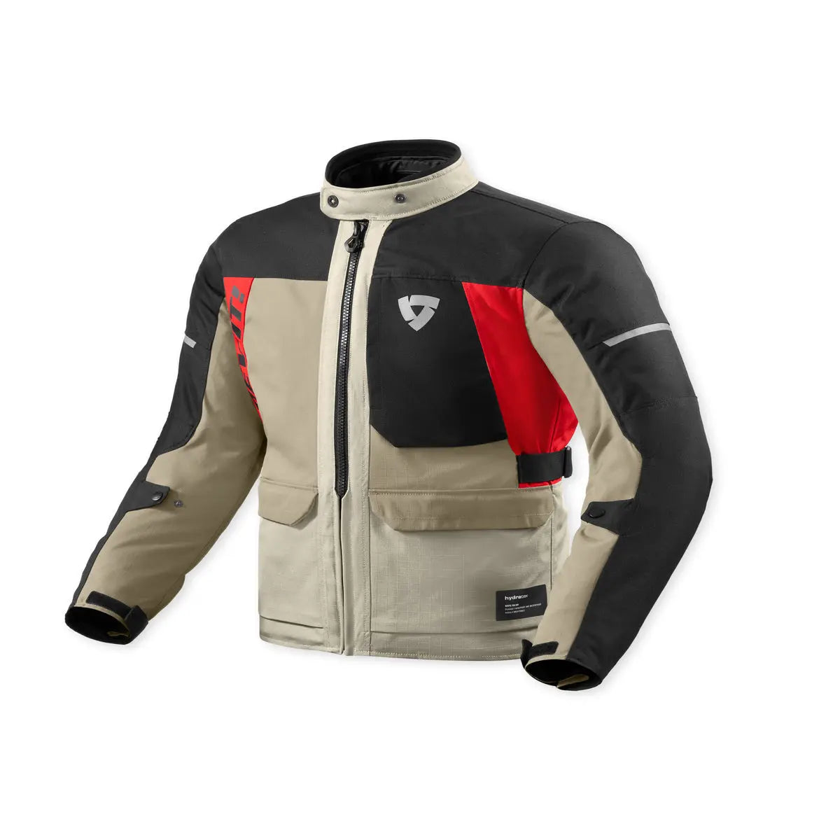 Revit Convergent H2O Textile Jacket Sand / Red FREE UK Delivery, FREE 365 Day Returns | Moto Central
