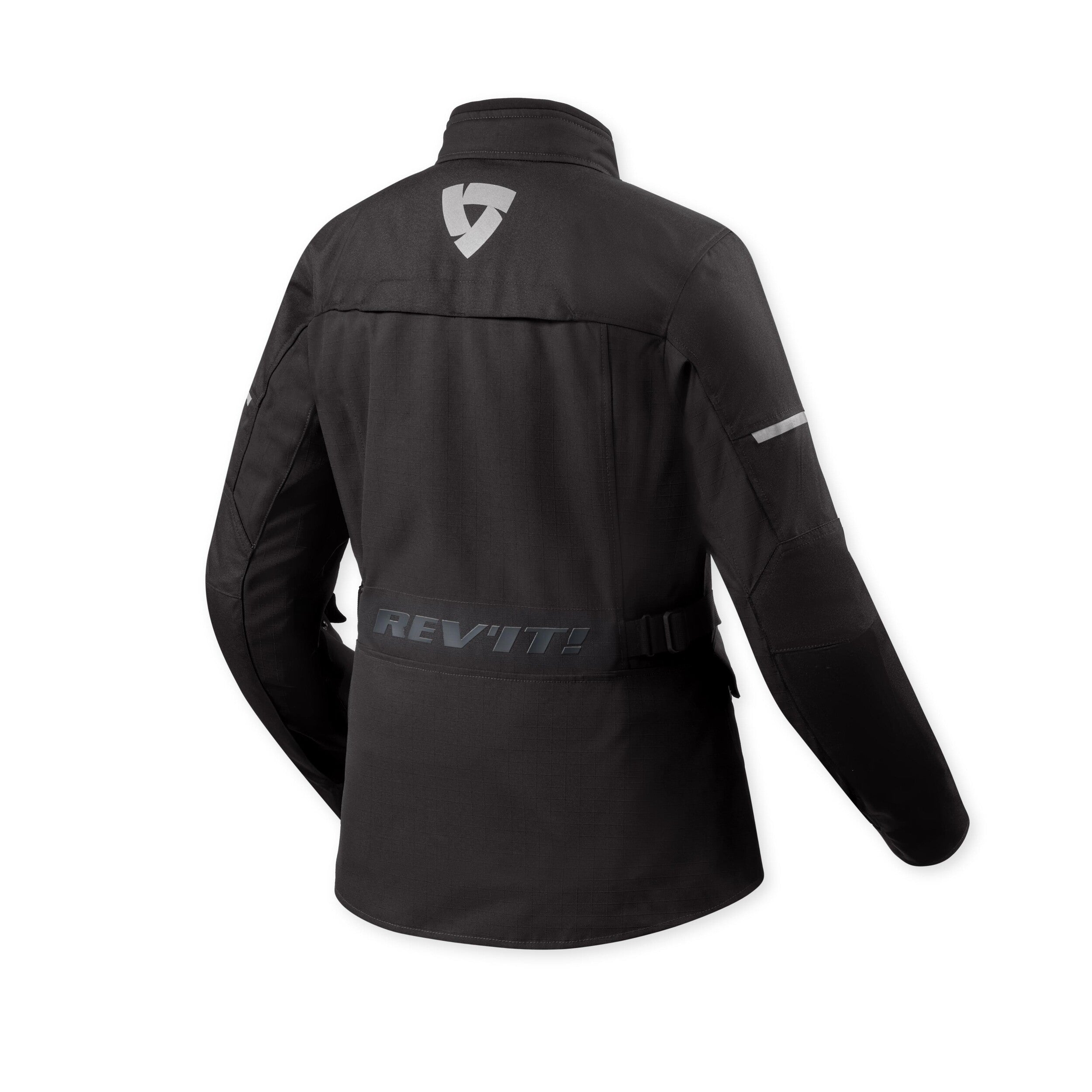 Revit Convergent H2O Ladies Textile Jacket Black back view