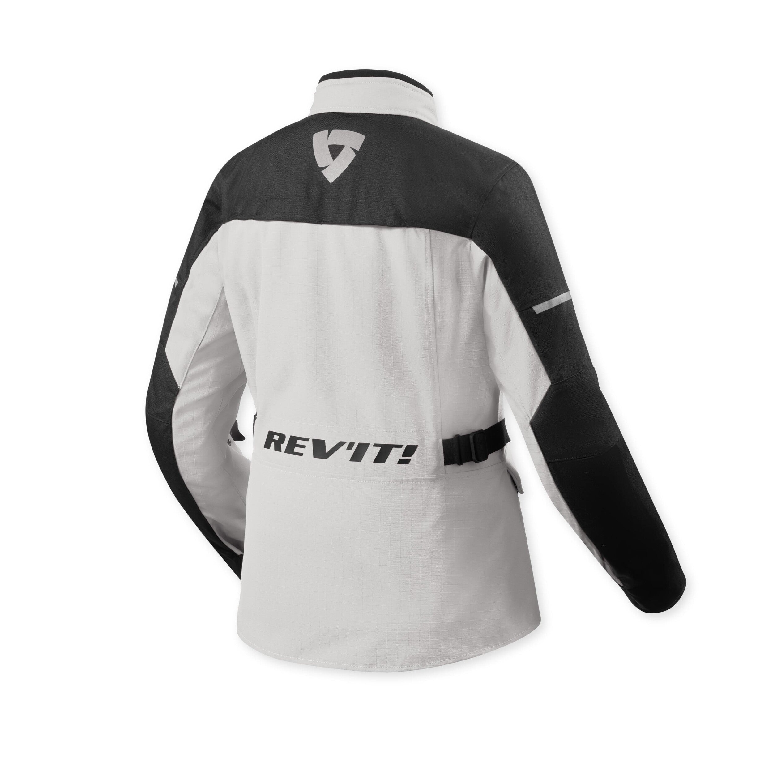 Revit Convergent H2O Ladies Textile Jacket Silver / Black back view