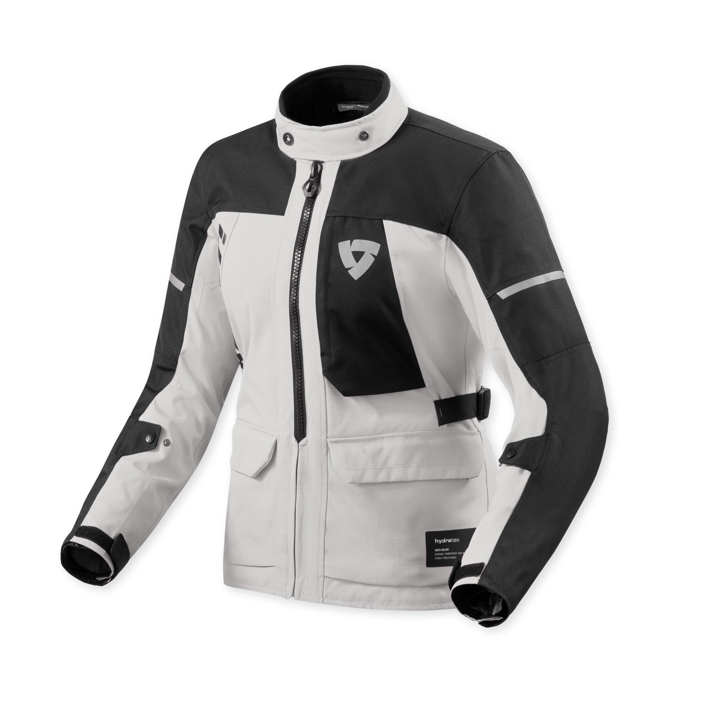 Revit Convergent H2O Ladies Textile Jacket Silver / Black front view