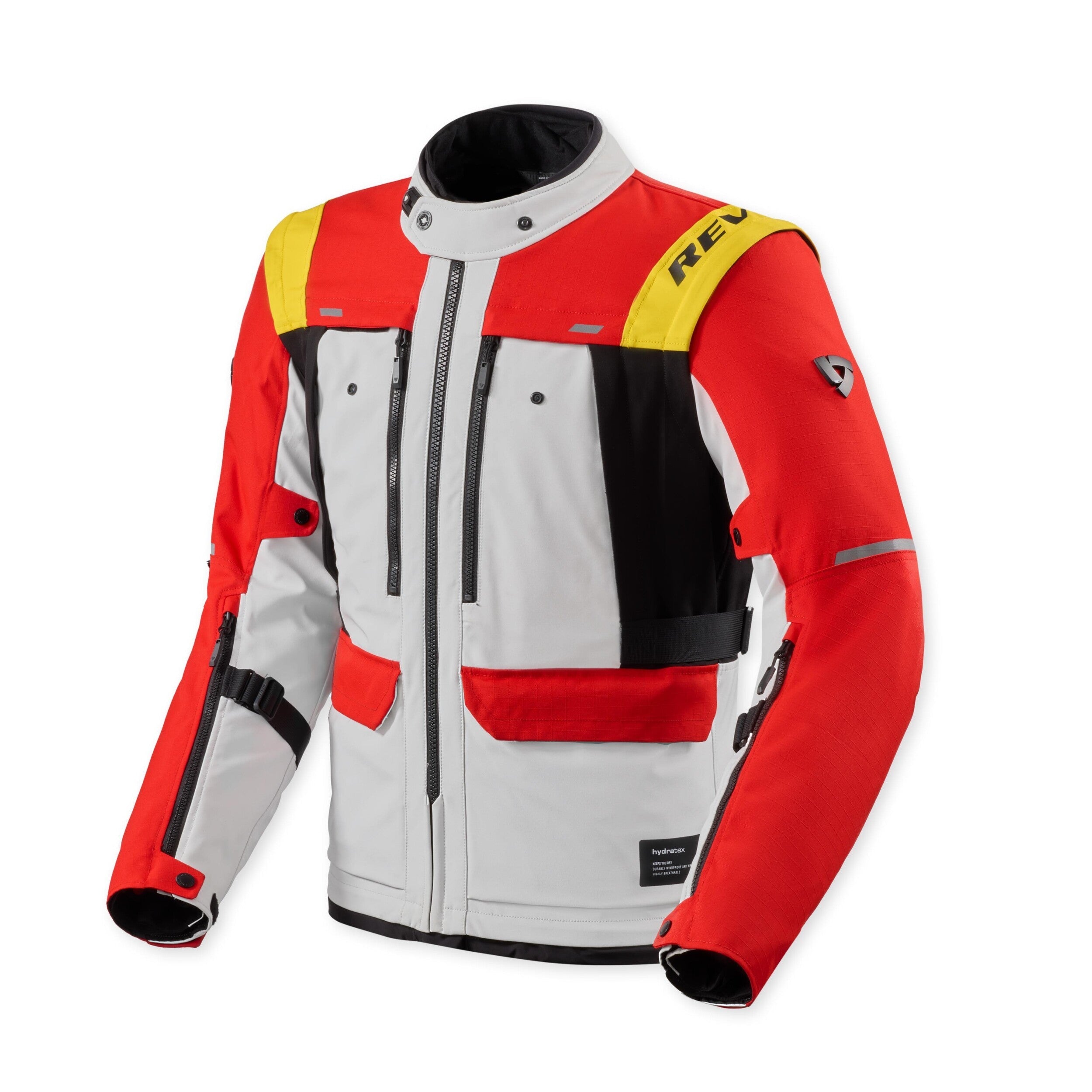 Revit Offtrack 3 H2O Textile Jacket Red / White front view