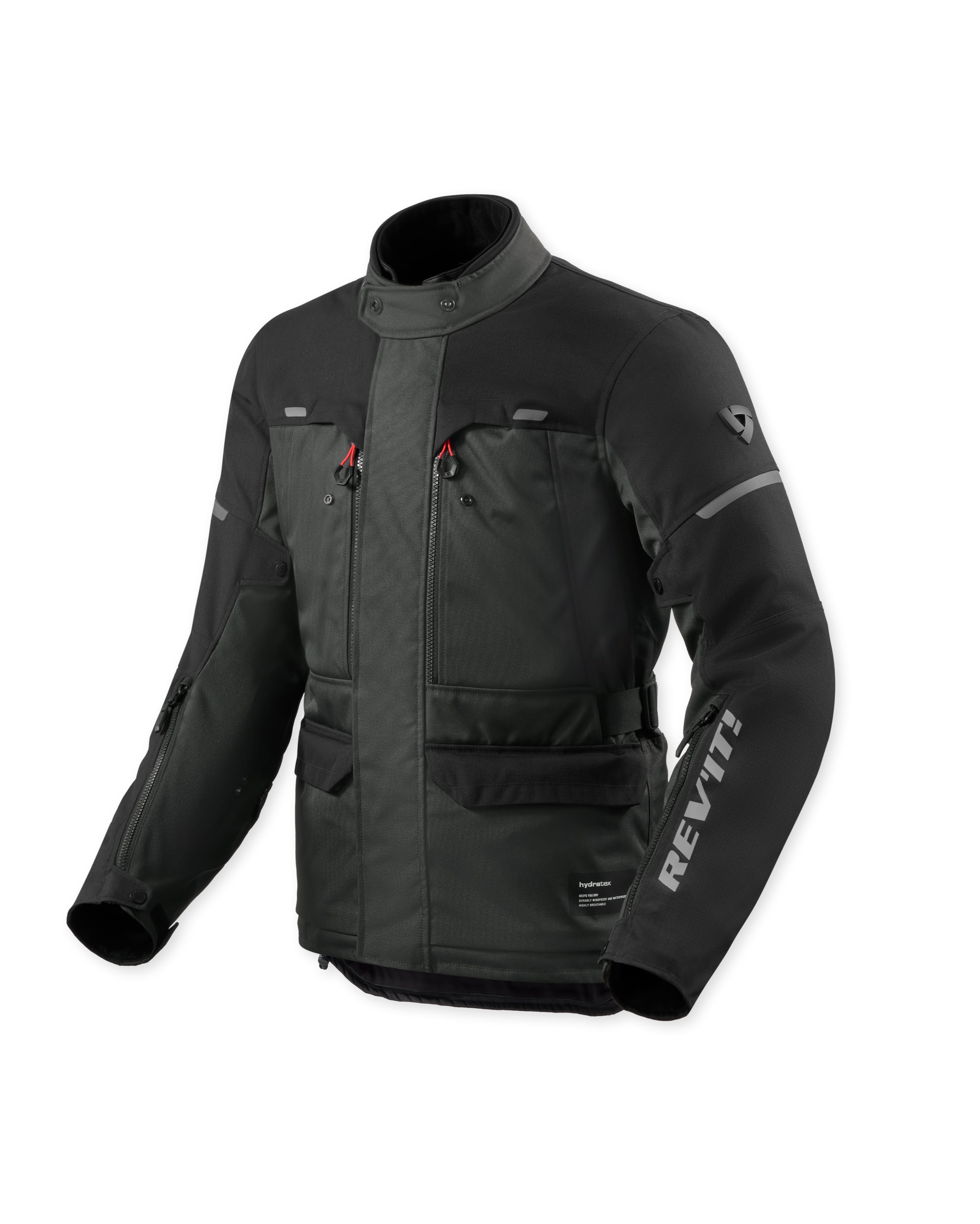 Revit Outback 5 H2O Textile Jacket Anthracite / Black FREE UK Delivery, FREE 365 Day Returns | Moto Central