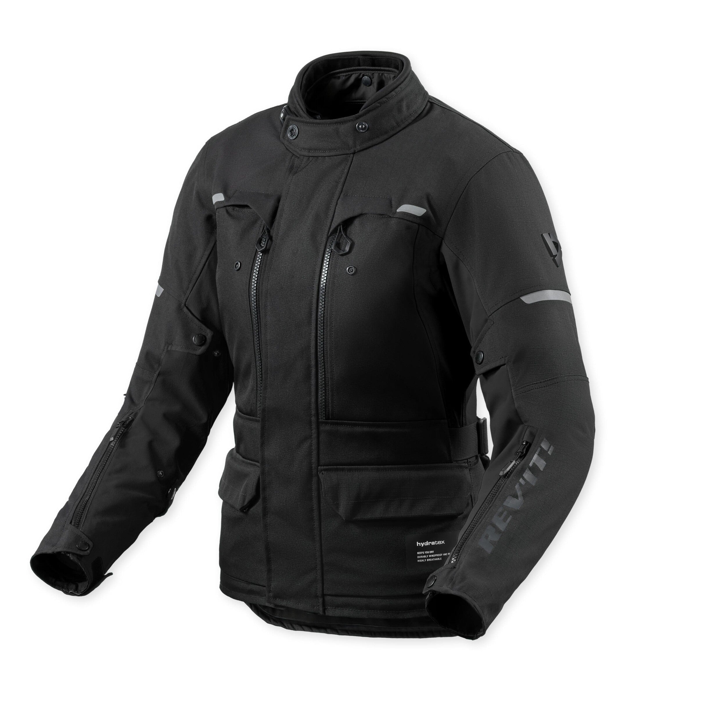 Revit Outback 5 H2O Ladies Textile Jacket Black front view