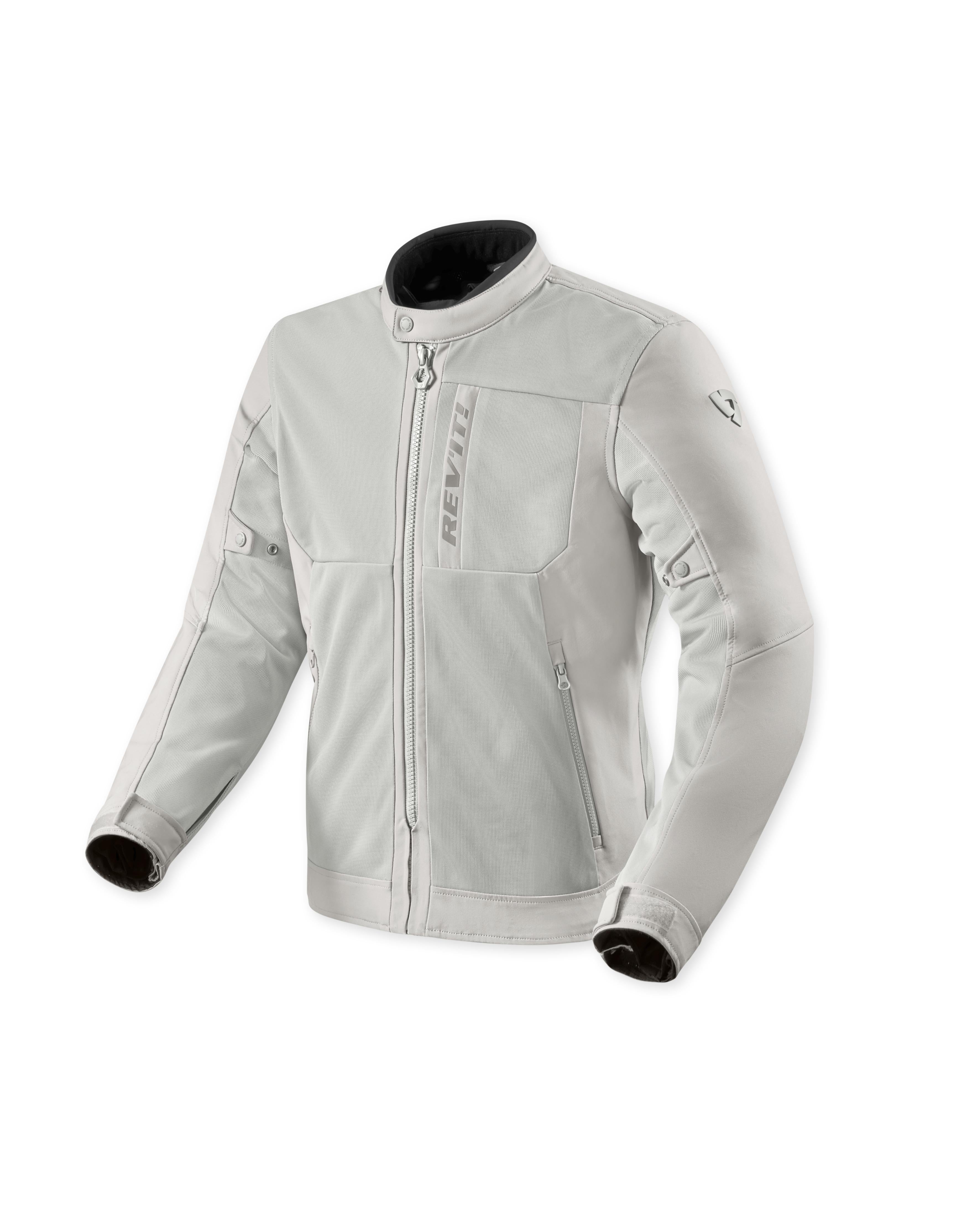 Revit Highcrest H2O Textile Jacket Silver FREE UK Delivery, FREE 365 Day Returns | Moto Central