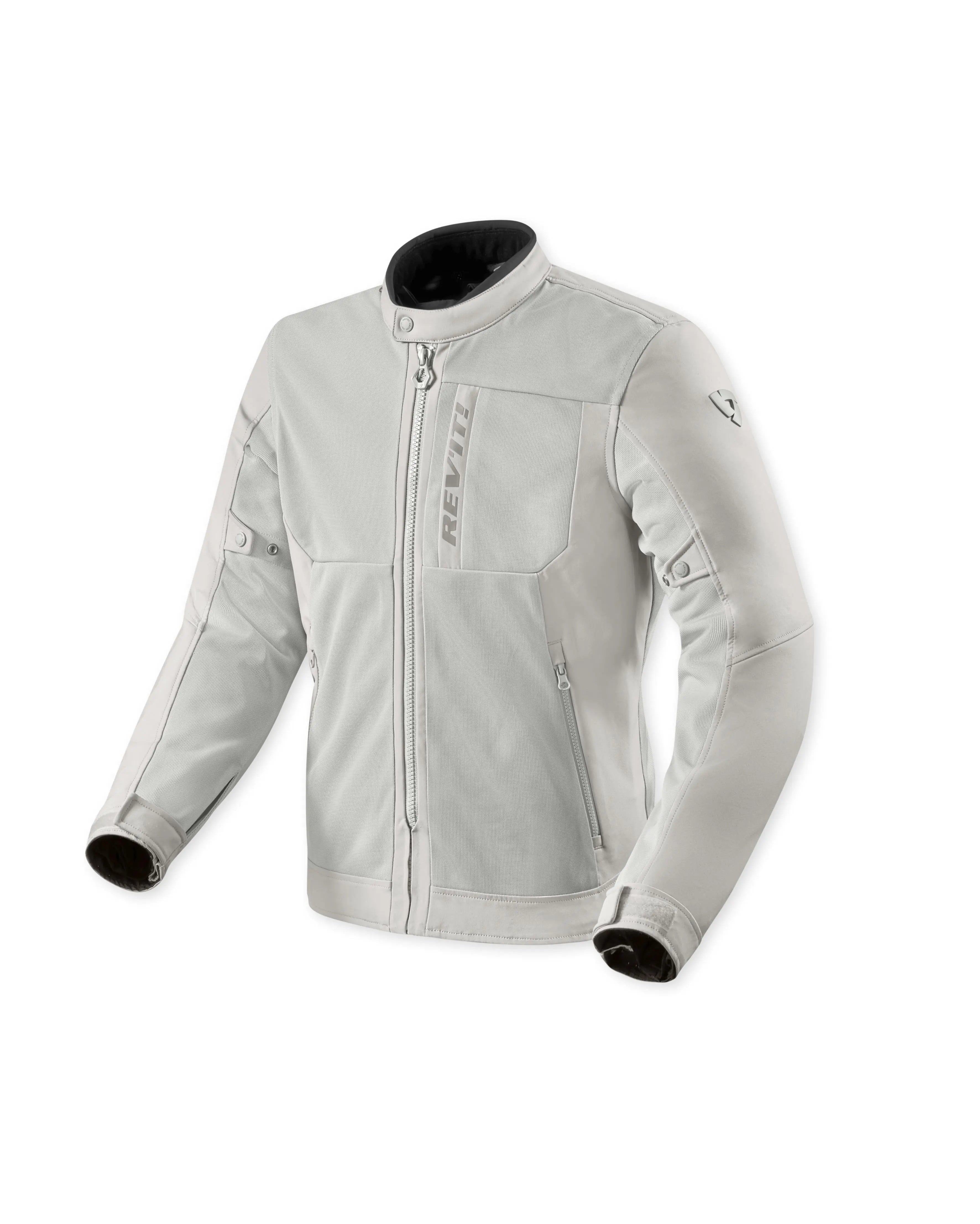 Revit Highcrest H2O Textile Jacket Silver FREE UK Delivery, FREE 365 Day Returns | Moto Central