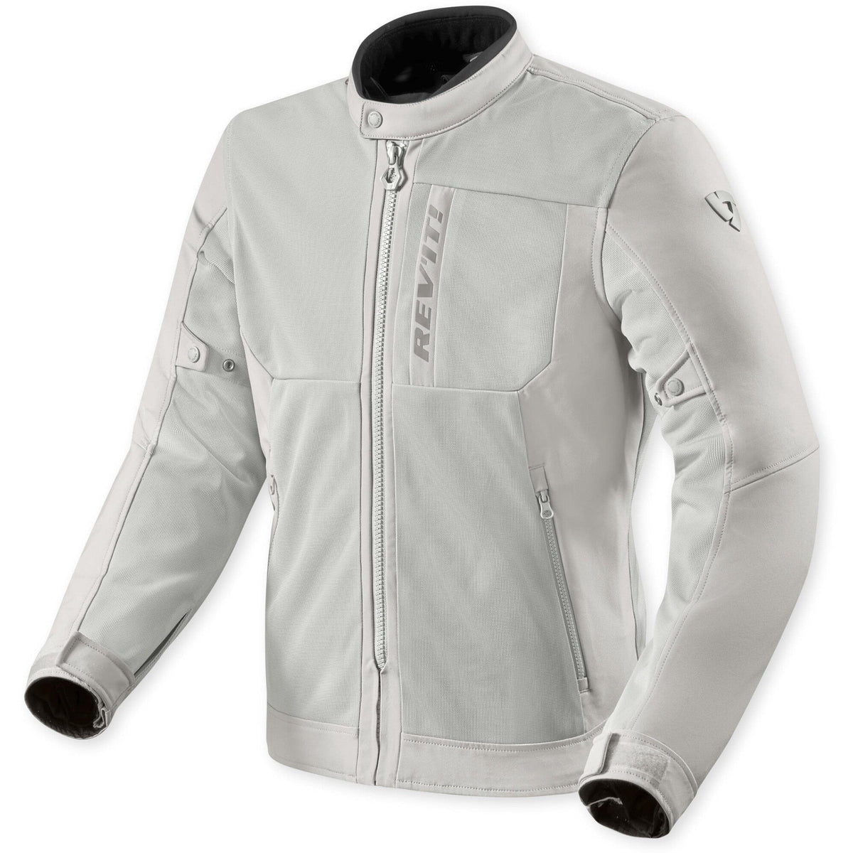 Revit Highcrest H2O Textile Jacket Silver front view