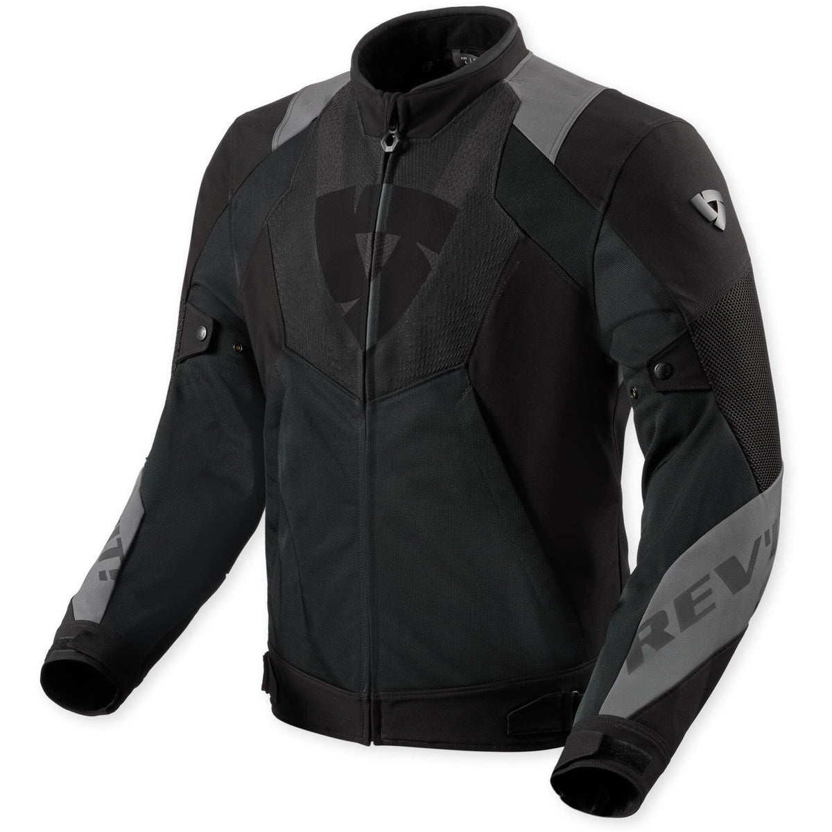 Revit Hyperspeed 3 GT Air Textile Jacket Black / Grey front view