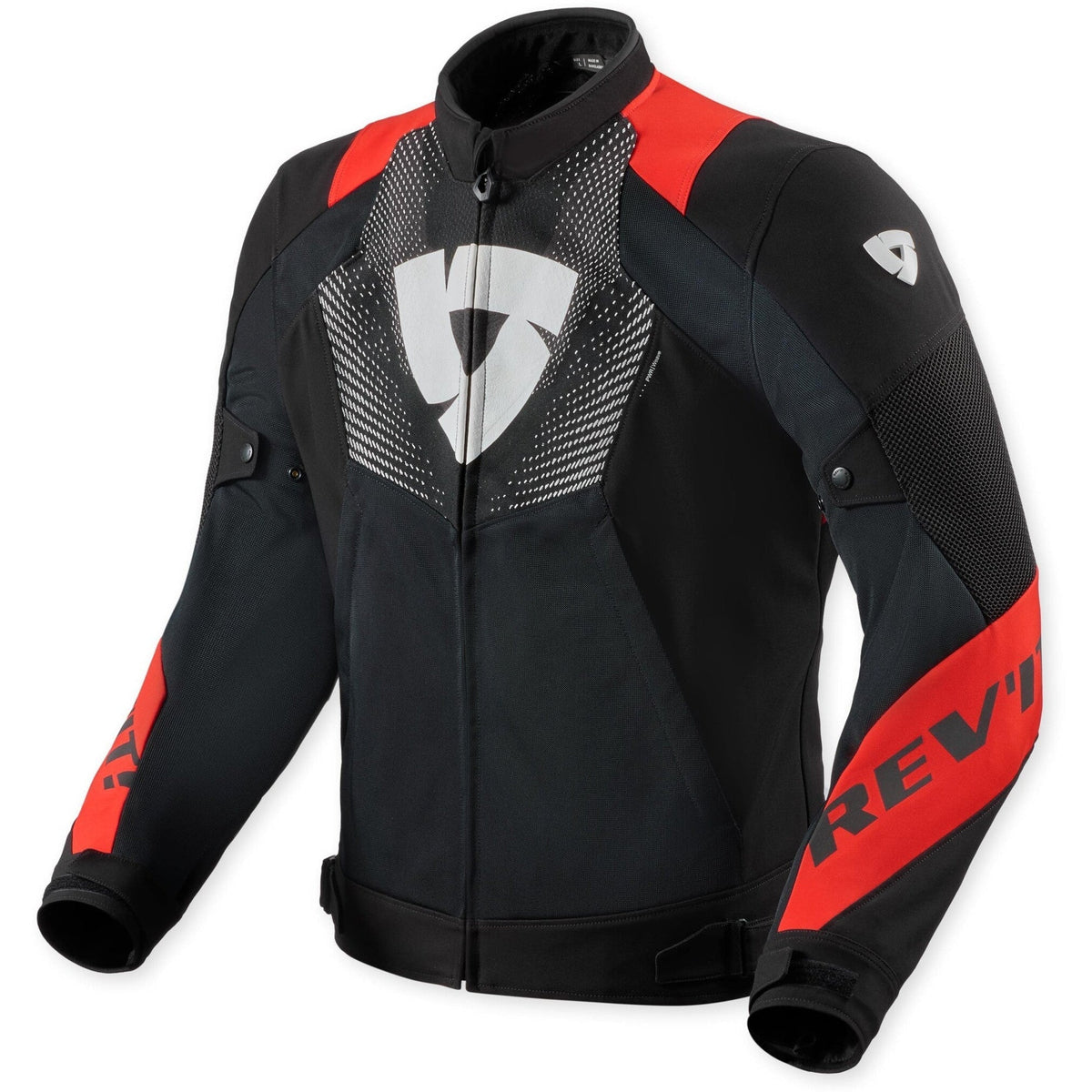 Revit Hyperspeed 3 GT Air Textile Jacket Black / Red front view