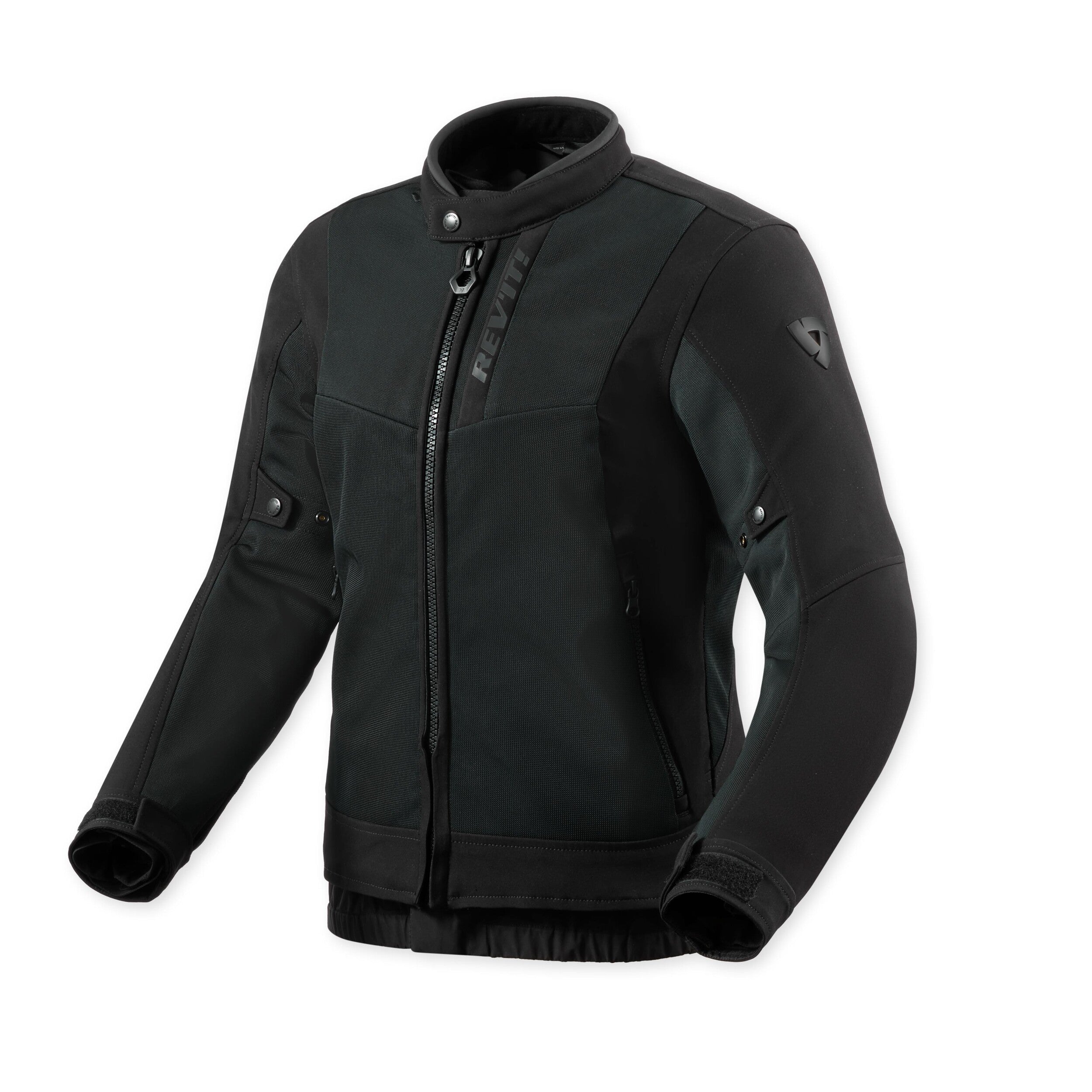 Revit Highcrest H2O Ladies Textile Jacket Black front view