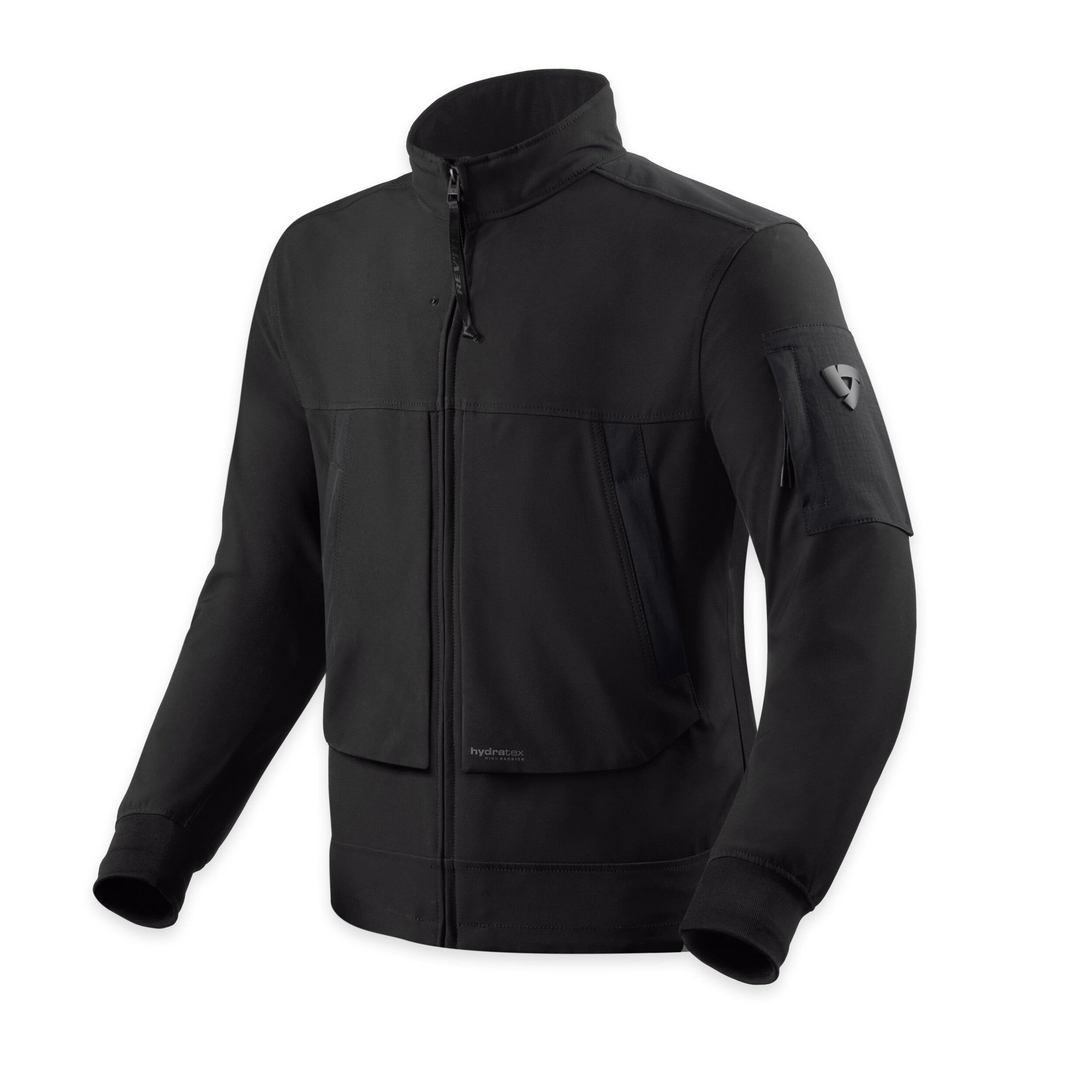 Revit Atwater Textile Jacket Black front view