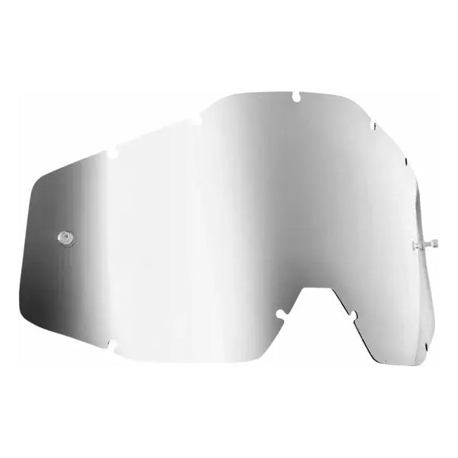 FMF Vision Anti Fog Lens Mirror Silver – anti-fog motocross goggle lens – front product view