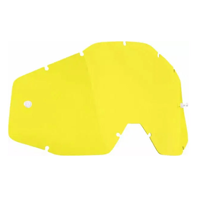 FMF Vision Anti Fog Lens Yellow – anti-fog motocross goggle lens – front product view
