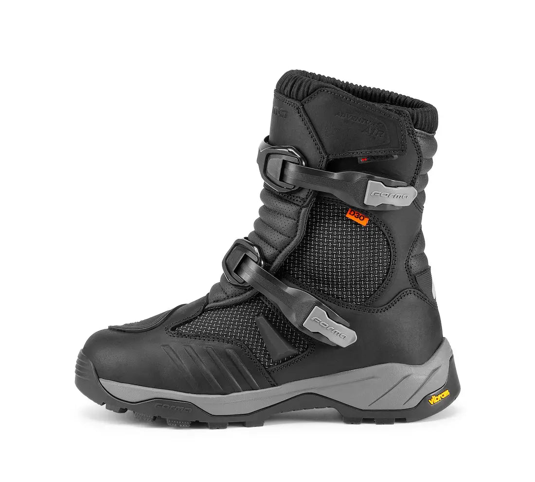Forma Adventure Air Low Dry Boots Black FREE UK Delivery, FREE 365 Day Returns | Moto Central