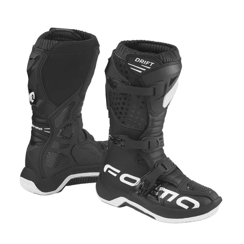 Forma Drift Boots Black FREE UK Delivery, FREE 365 Day Returns | Moto Central