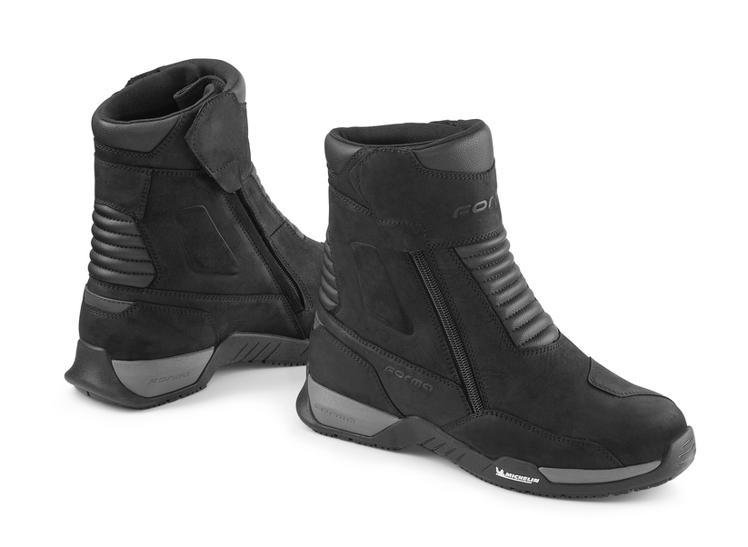Forma Radon Dry Boots Black / Anthracite FREE UK Delivery, FREE 365 Day Returns | Moto Central