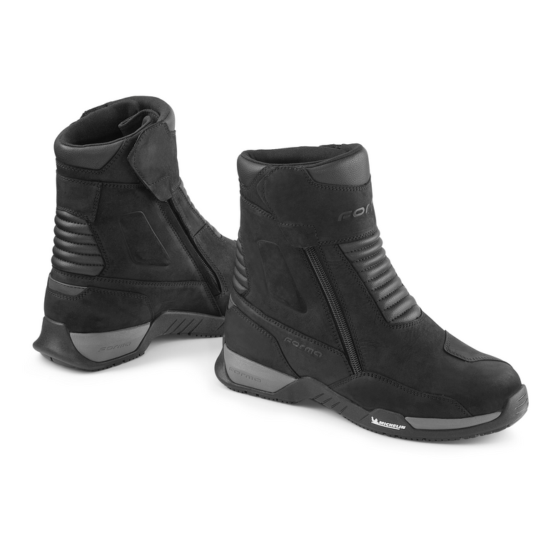 Forma Radon Dry Boots Black / Anthracite FREE UK Delivery, FREE 365 Day Returns | Moto Central
