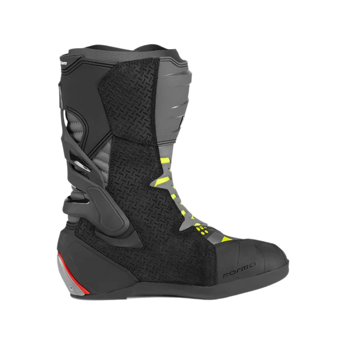 Forma Phantom Boots Black / Fluo Yellow FREE UK Delivery, FREE 365 Day Returns | Moto Central
