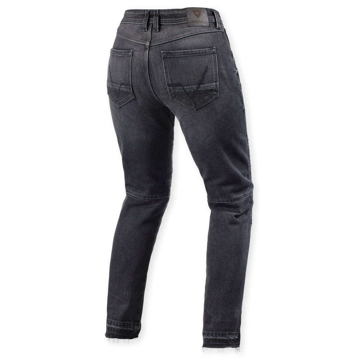 Revit Moto 2 Skiny Fit Ladies Jeans Dark Black Stone – rear view