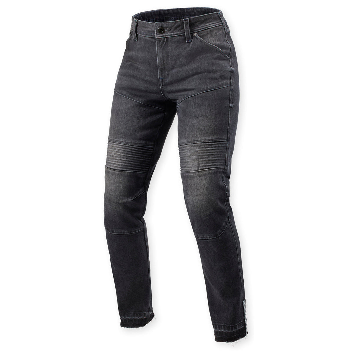 Revit Moto 2 Skiny Fit Ladies Jeans Dark Black Stone – front view