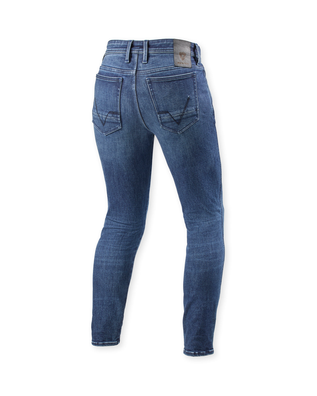Revit Piston 3 Skiny Fit Jeans Medium Blue Used FREE UK Delivery, FREE 365 Day Returns - Moto Central