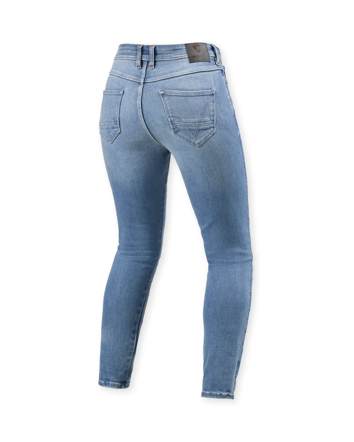 Revit Shelby 3 Skiny Fit Ladies Jeans Light Blue Vintage FREE UK Delivery, FREE 365 Day Returns - Moto Central