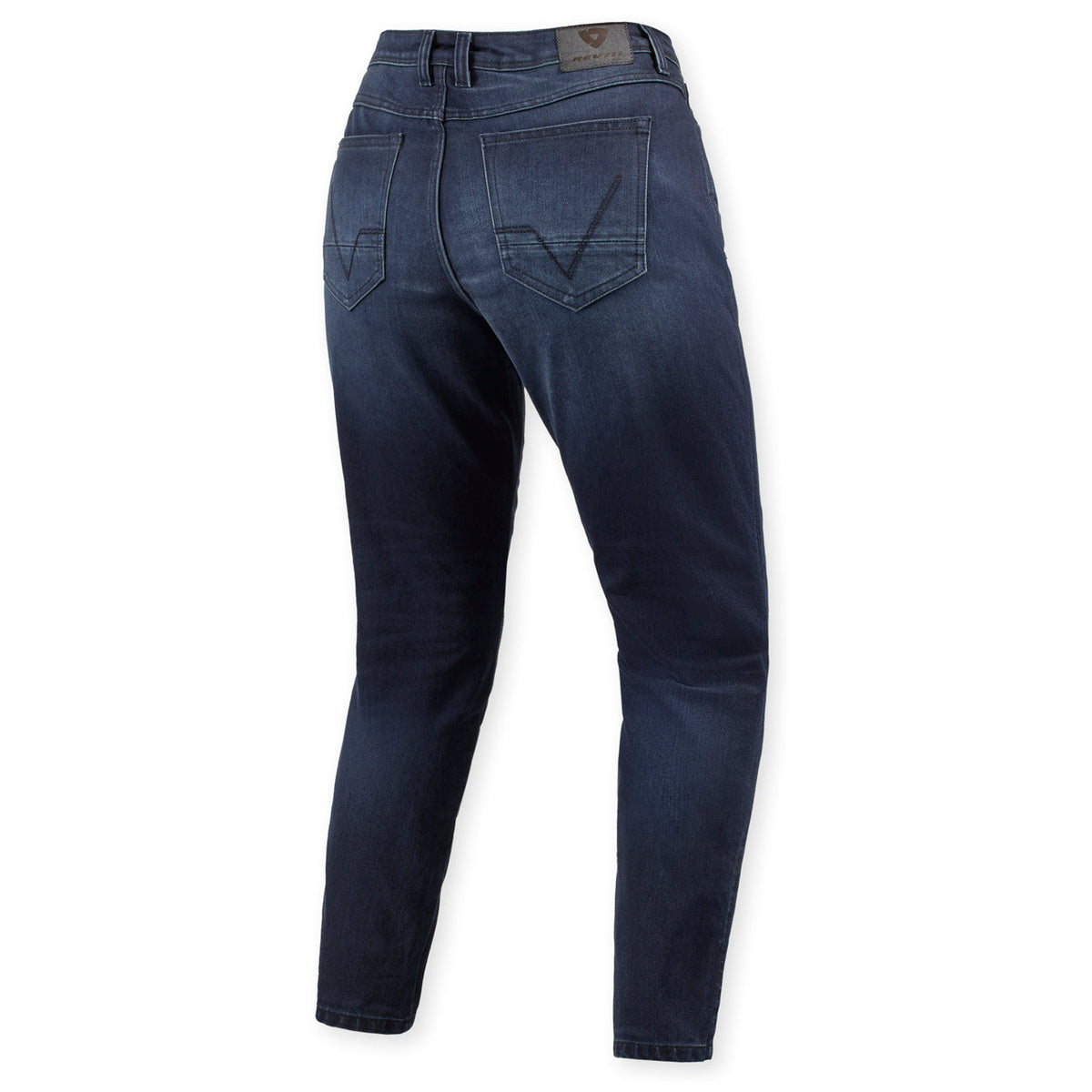 Revit Harper Tapered Fit Ladies Jeans Dark Blue Used – rear view