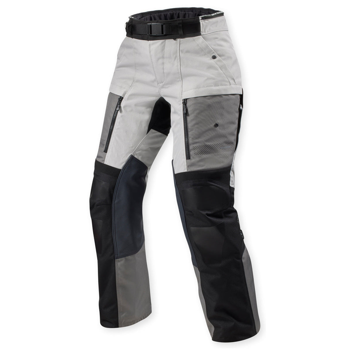 Revit Sand 5 H2O Ladies Textile Trouser Silver / Black – front view