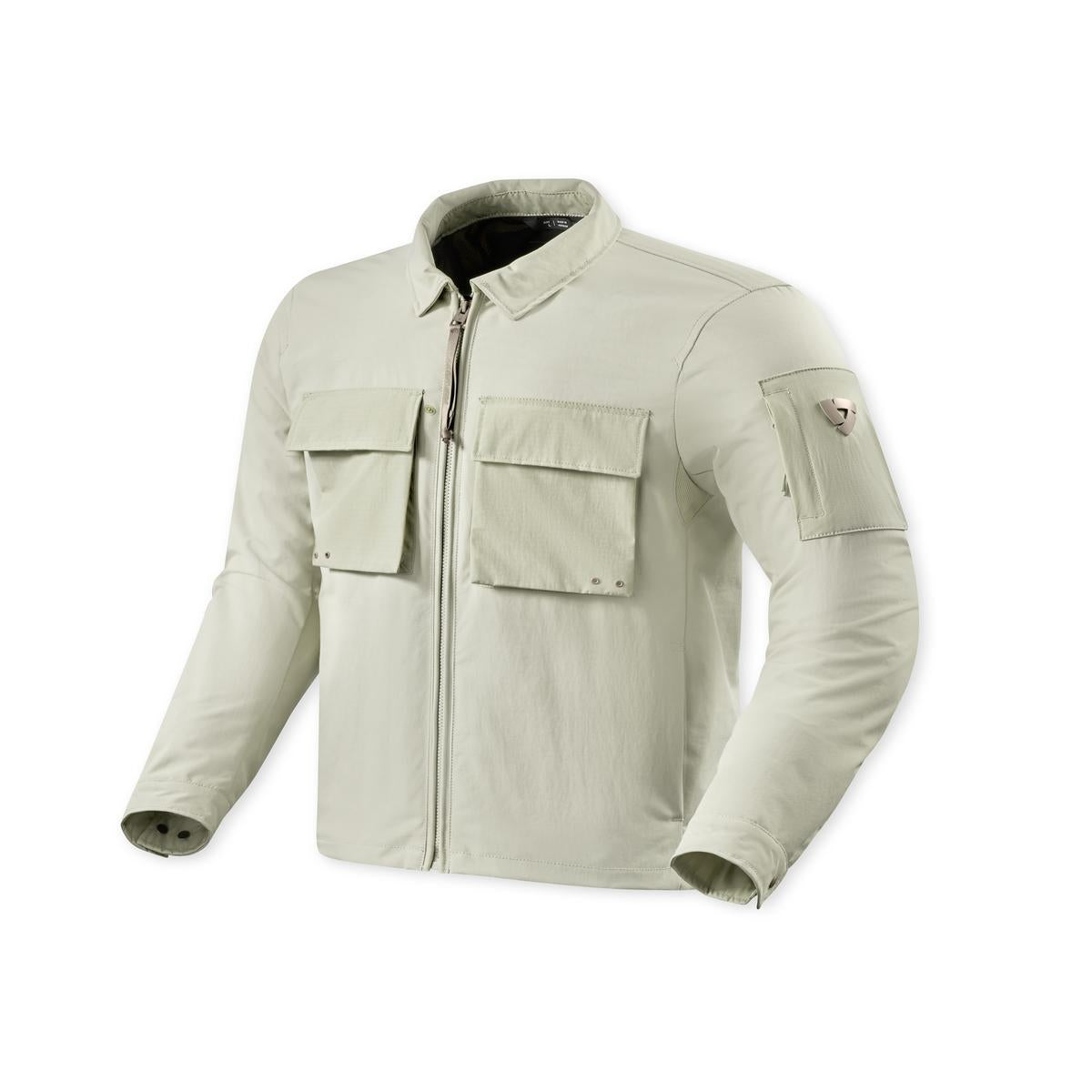 Revit Yaletown Textile Overshirt Sand FREE UK Delivery, FREE 365 Day Returns | Moto Central