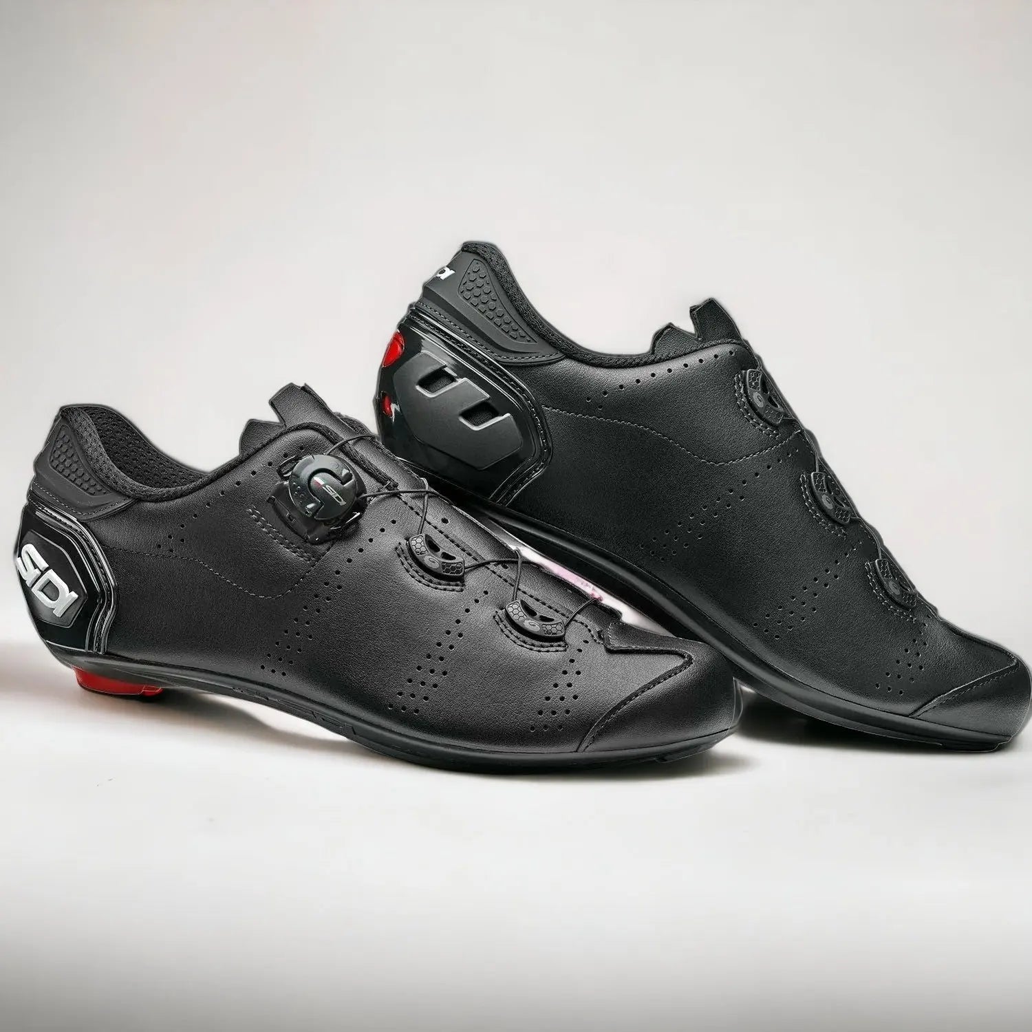 Sidi Fast Road Shoes Black / Black - FREE UK Shipping, FREE 365 Day Returns | Moto Central