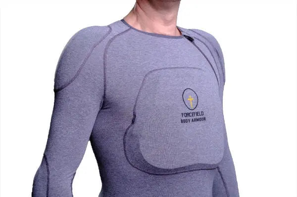 Forcefield G-Tech Level 1 Shirt Marl Grey - FREE UK Shipping, FREE 365 Day Returns | Moto Central