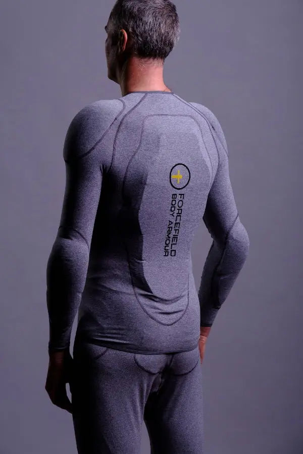 Forcefield G-Tech Level 1 Shirt Marl Grey - FREE UK Shipping, FREE 365 Day Returns | Moto Central