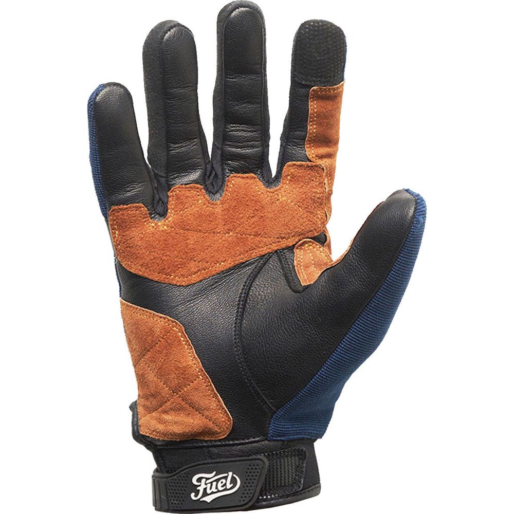 Fuel Astrail Leather / Textile Gloves Navy