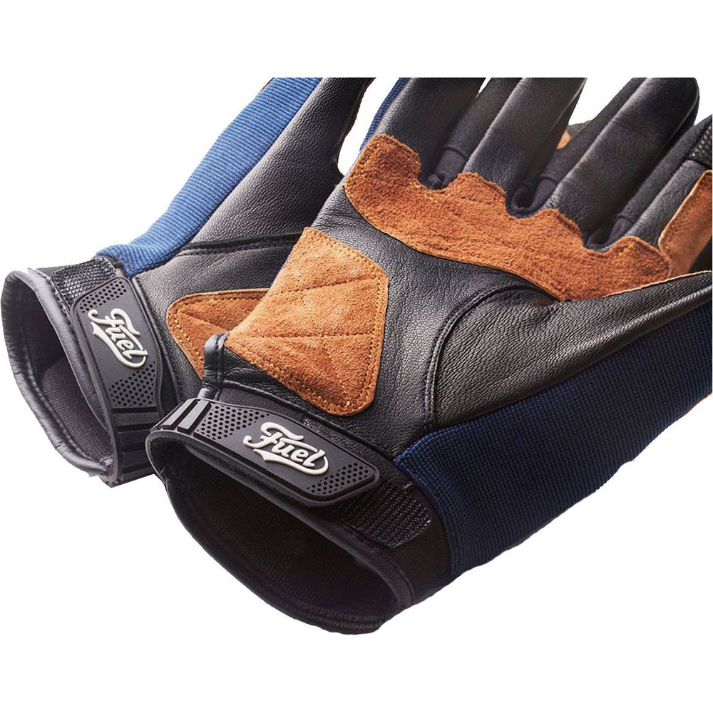 Fuel Astrail Leather / Textile Gloves Navy