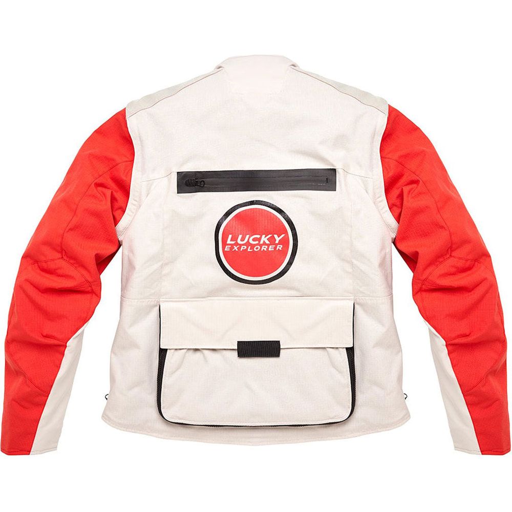 Fuel Astrail Textile Jacket Lucky Explorer White / Red