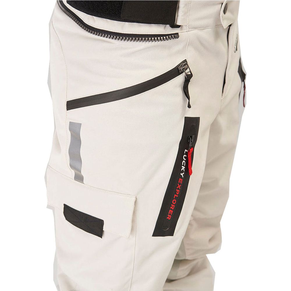 Fuel Astrail Textile Trouser Lucky Explorer White