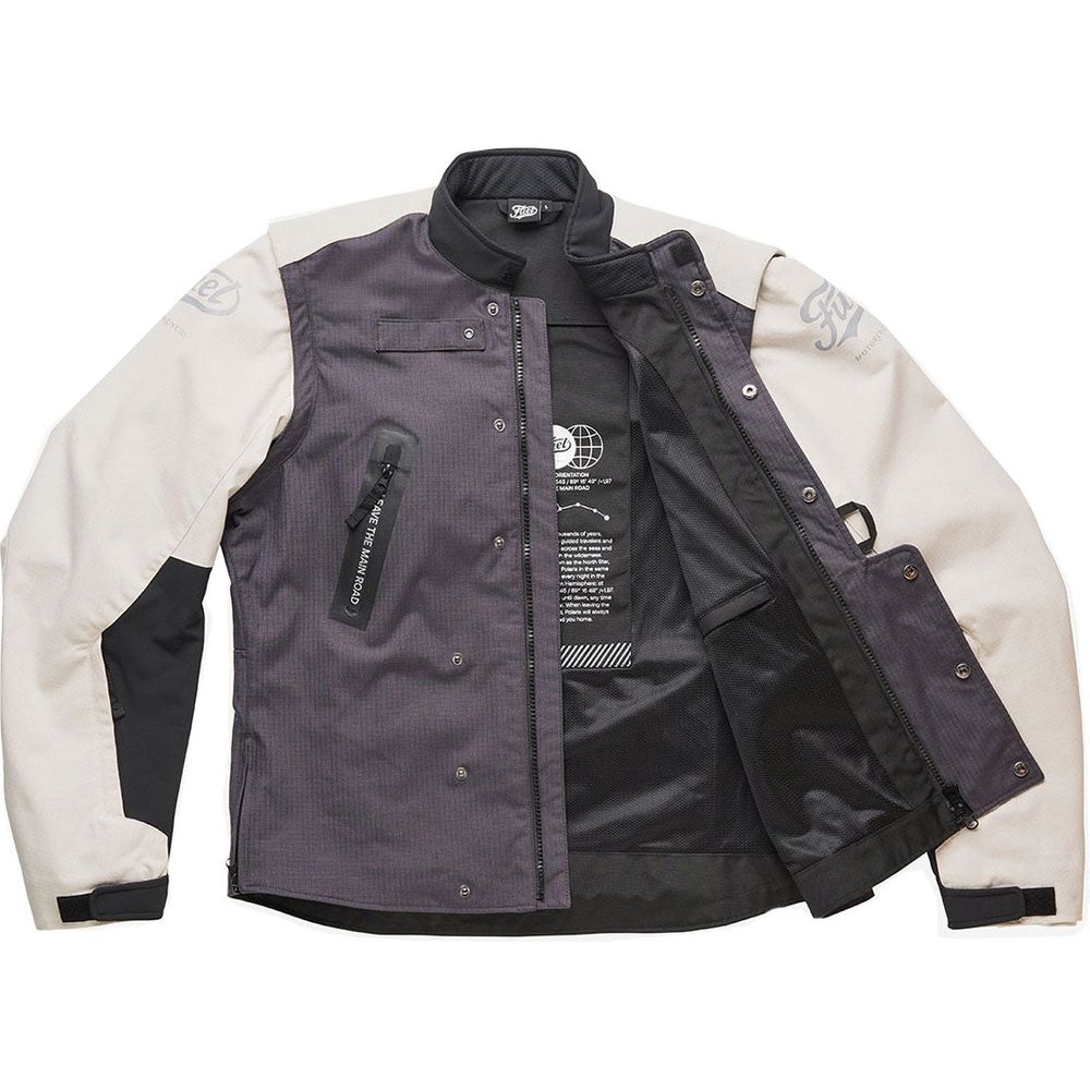 Fuel Endurage Textile Jacket Dark Grey / White