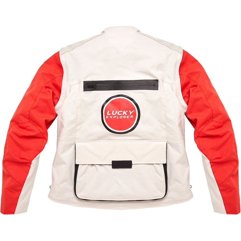 Fuel Endurage Textile Jacket Lucky Explorer White / Red