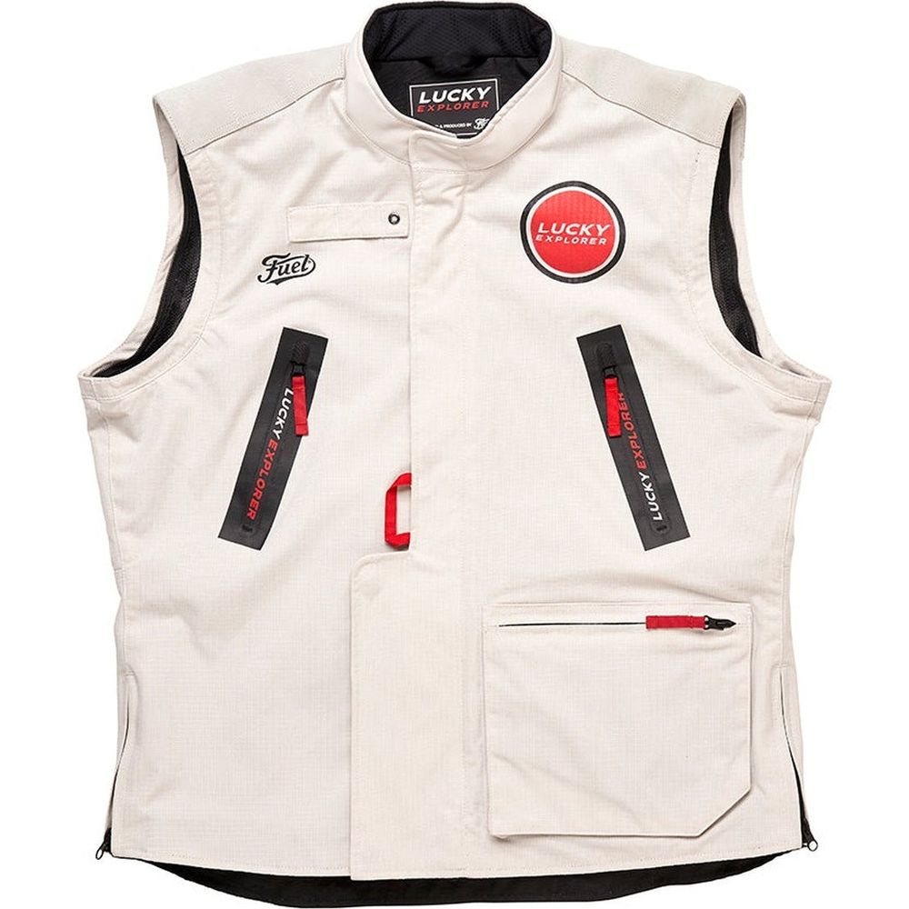 Fuel Endurage Textile Jacket Lucky Explorer White / Red