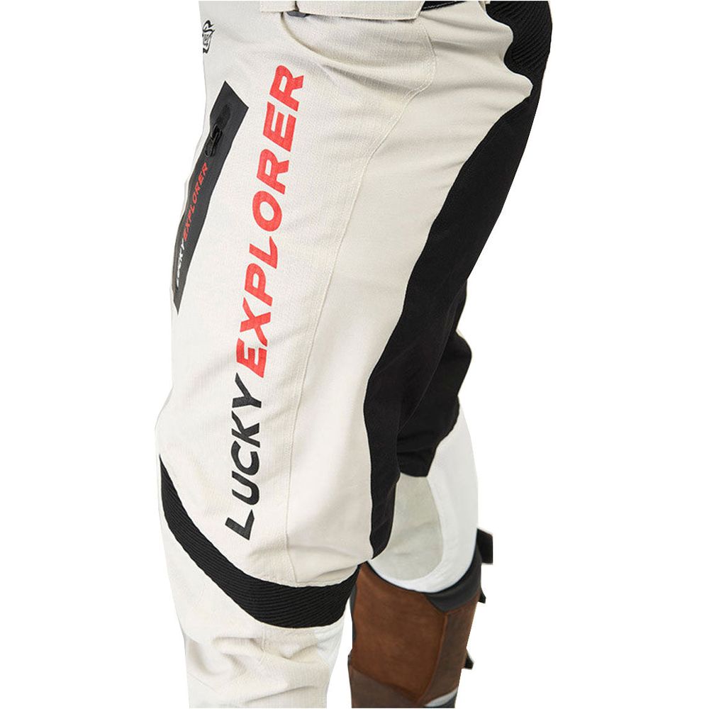 Fuel Endurage Textile Trouser Lucky Explorer White