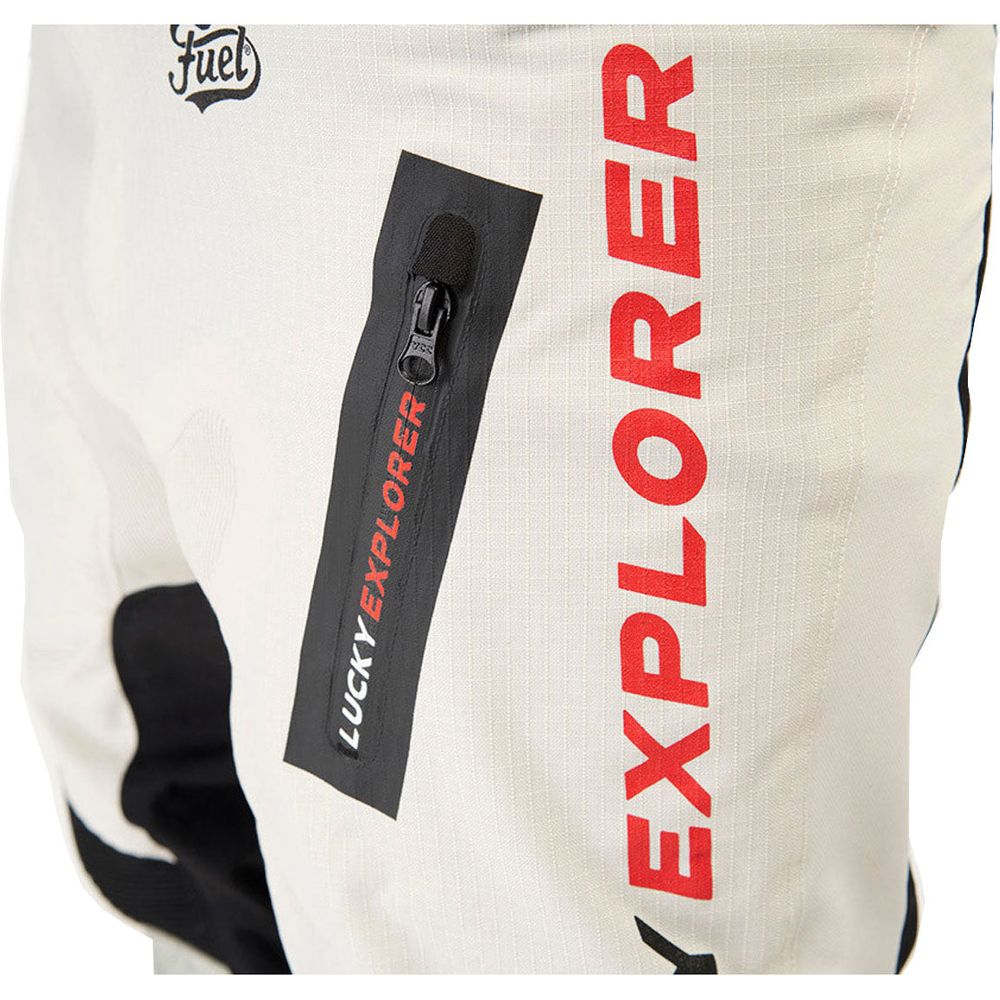 Fuel Endurage Textile Trouser Lucky Explorer White