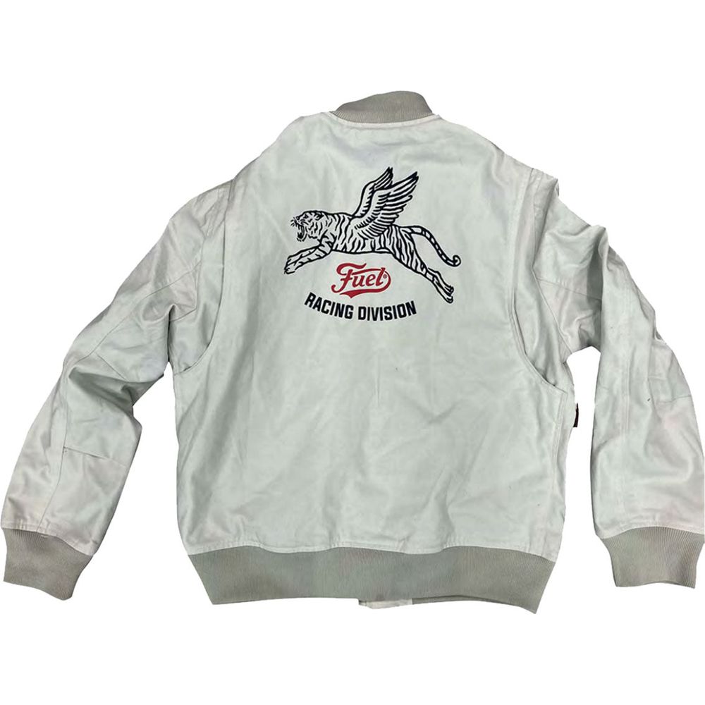 Fuel Racing Division Textile Jacket White