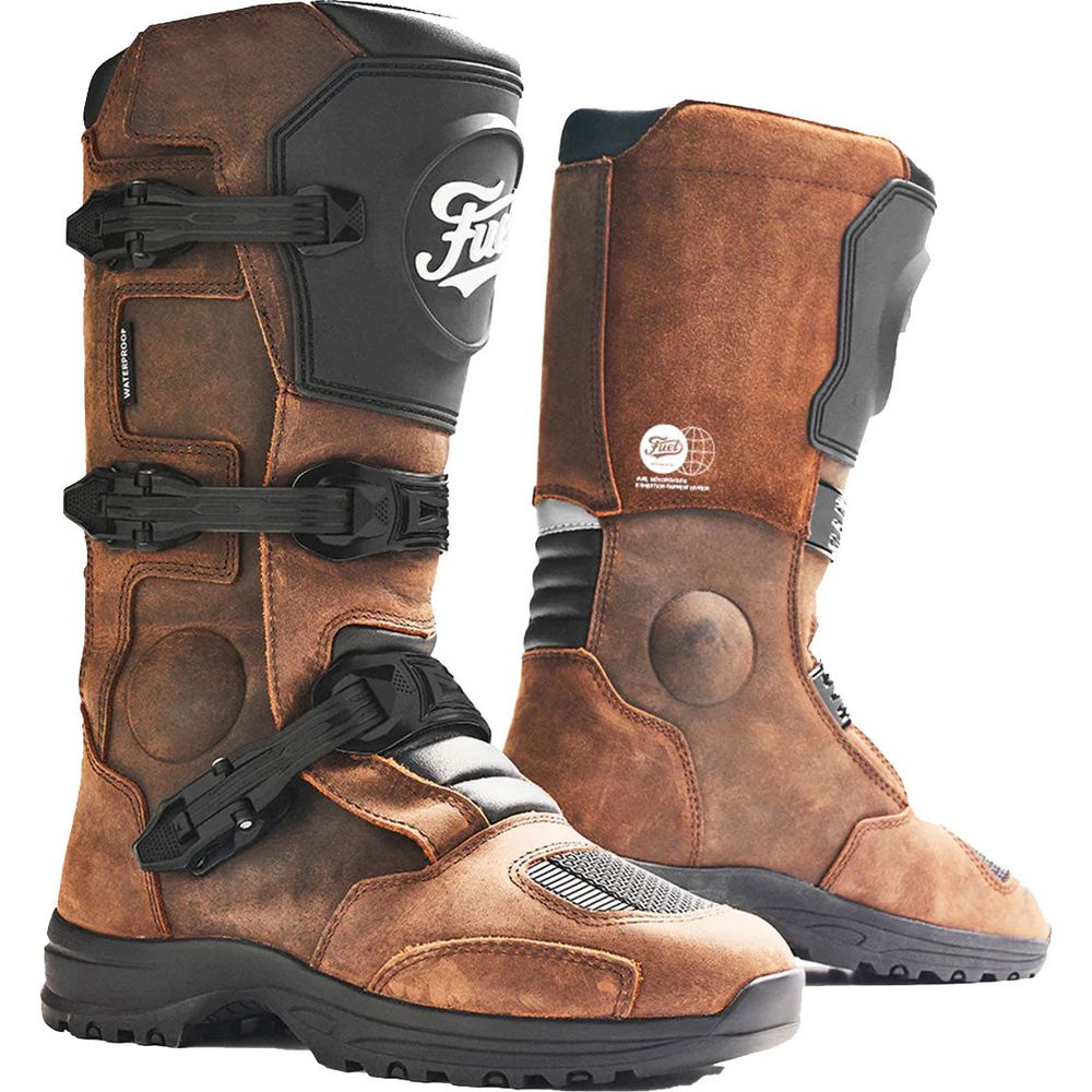 Fuel Rally Raid Boots Brown