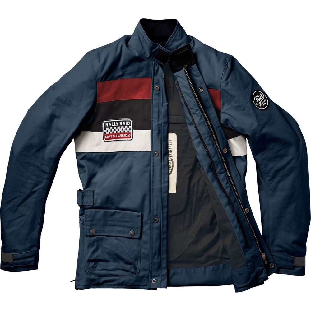 Fuel Rally Raid Textile Jacket Blue
