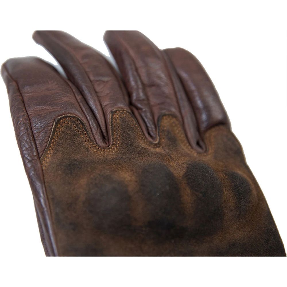 Fuel Rodeo Leather Gloves Brown
